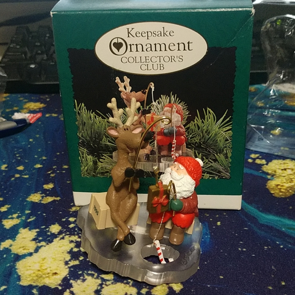 Hallmark 95 Fishing For Fun Club Edition Ornament